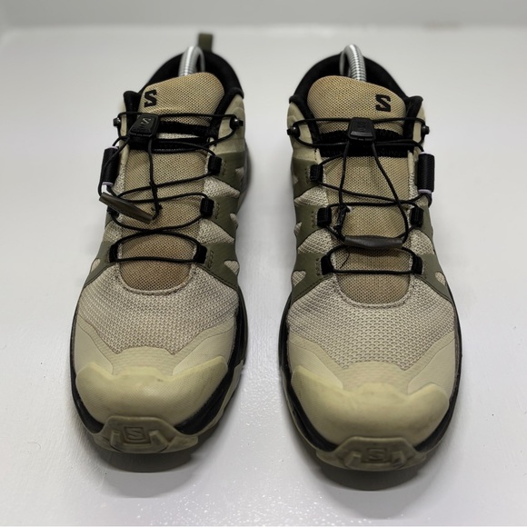 Salomon X Ultra 4 Women’s 8 Trail Hiking Shoes Green Tan Contagrip - Picture 4 of 14